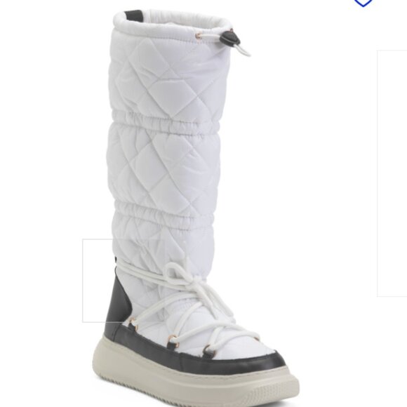 NEW PAJAR Gravita Waterproof High Pull On Boots IN white for women 1225 10m5 - Picture 3 of 10